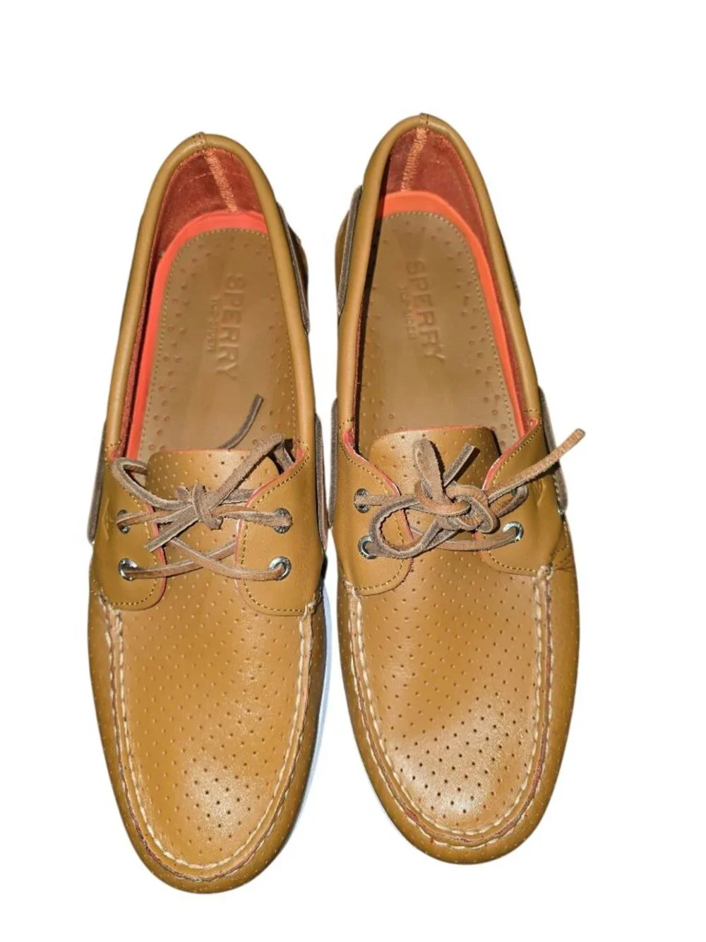 Sperry Men's Top Sider brown shoes size 15